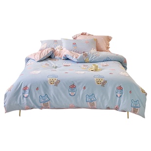 多喜爱儿童纯棉被罩单件卡通被套宿舍单人学生褥子套家用全棉被套