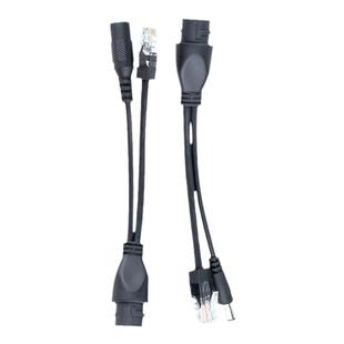 poe分离器供电模块12V一线通分离线监控POE设备网络电源分离器