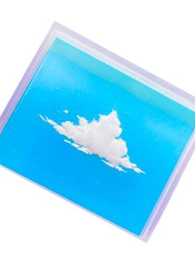 手作风云朵树脂滴胶摆件定制创意