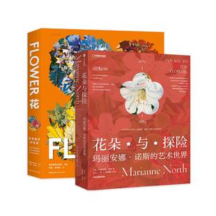 花朵与探险：玛丽安娜·诺斯的艺术世界+花：探索盛开的世界 两册套装艺术书籍画册
