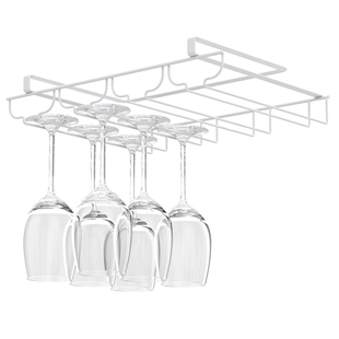 红酒杯架子倒挂吊挂杯收纳神器放置架悬挂轻奢免打孔高脚杯展示架