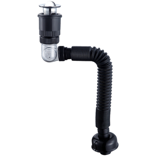 洗脸盆面盆下水器万向旋转双向排水台盆洗手池防臭下水管横直排水