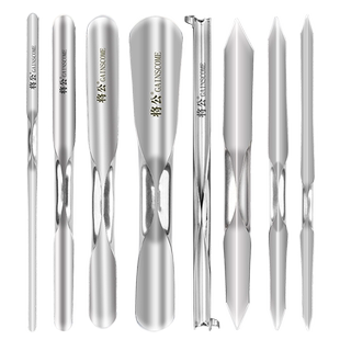 将公双头不锈钢雕刻戳刀U型V型大中小厨房食品水果雕花刀组合锋利