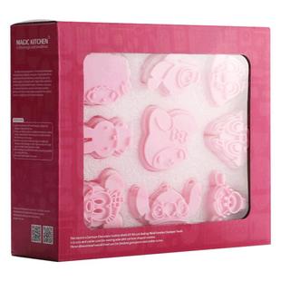 魔幻厨房3d立体圣诞饼干模具曲奇烘焙家用按压式压花卡通辅食磨具