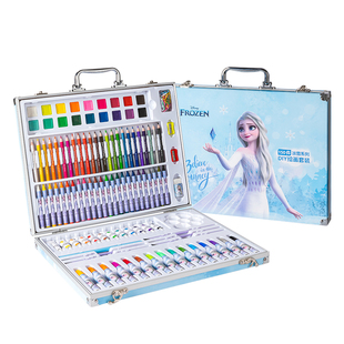 儿童画画套装绘画工具全套女孩水彩笔画笔小学生美术用品礼盒礼物
