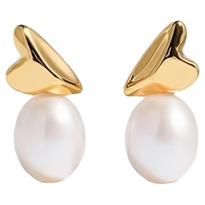 心语爱心灵动时髦高质感耳环