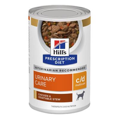 hills希尔斯cd狗粮ud结石泌尿维护尿路感染处方粮鸡肉炖菜狗罐头