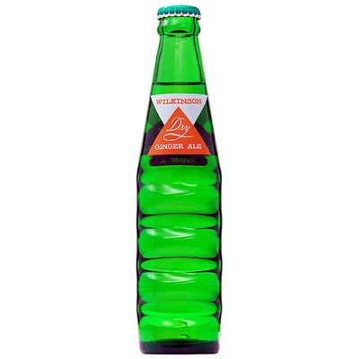 3瓶包邮 日本朝日Wilkinson姜汁碳酸水苏打汽水饮料复古玻璃瓶装