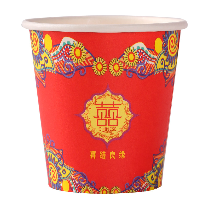 一次性结婚50ml婚庆加厚纸杯