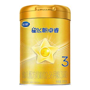 新客入会首单立减|飞鹤卓睿3段乳铁蛋白婴幼儿奶粉300g*1罐官方