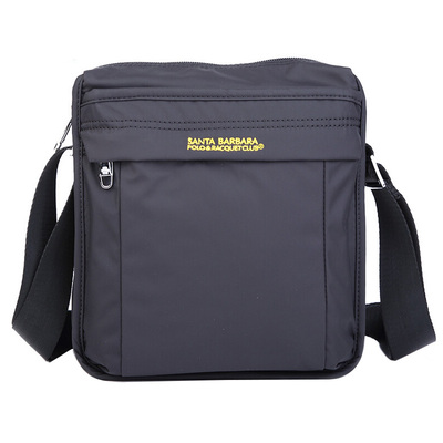 正品圣大保罗休闲帆布男士斜挎包