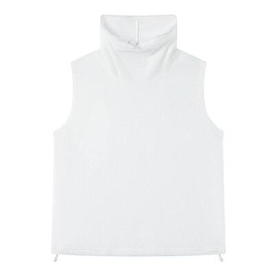 CryingCenter 雪花绒可收下摆高领马甲 哭喊中心