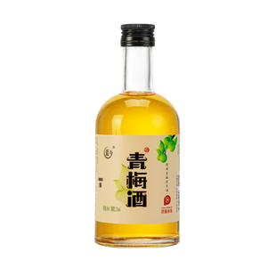 小白山青梅酒345ml梅子酿酒微醺晚安酒1支装女生低度酒果味小瓶酒