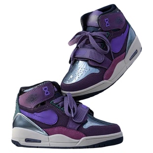 男童高端篮球鞋儿童皮面软底运动鞋秋冬季新款女童百搭增高休闲鞋