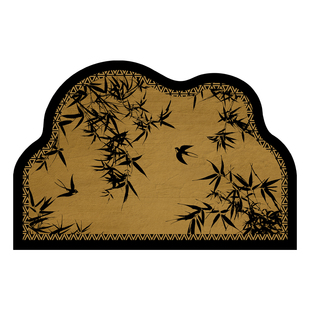 中古风云朵入户丝圈地垫高端入门地毯2025新款大门进门门垫新中式