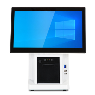 触摸收银机双屏超市便利店收款机母婴服装奶茶餐饮外卖收银一体机