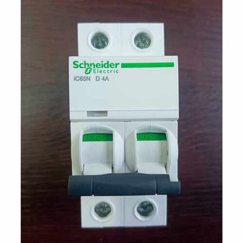 〔议价-可维修〕施耐德小型断路器 iC65N 2P D 4A 订货号A9F1 全