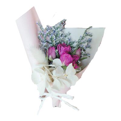 冰箱贴汽车空调出风口迷你真花干花花束礼物车载内饰伴手礼礼盒