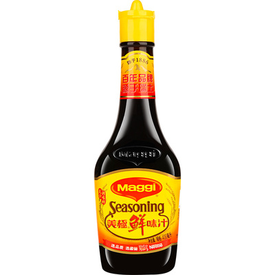 美极减盐鲜味汁400ml/瓶调味料