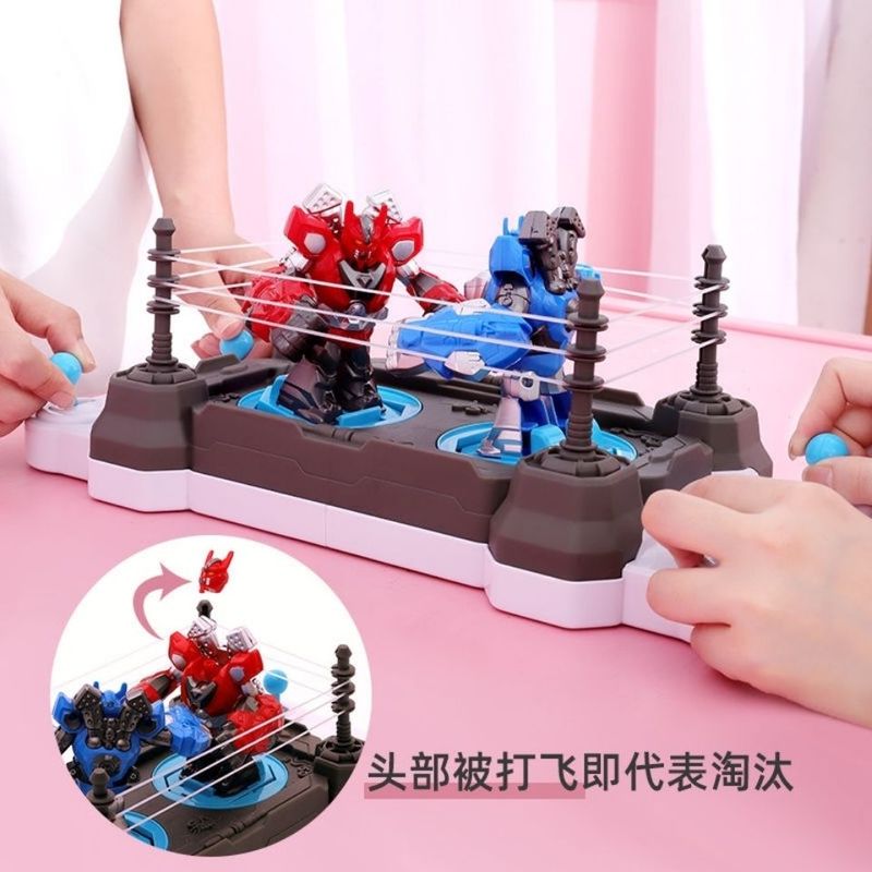 对打机器人擂台王争霸赛双人对战机器人亲子遥控拳击互动儿童玩具