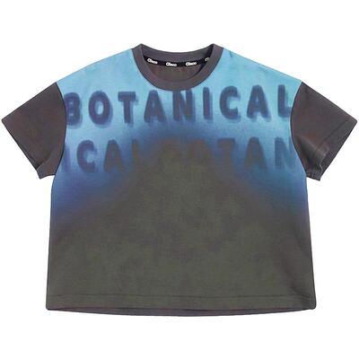 Qimoo舒适潮流洋气渐变印花T恤