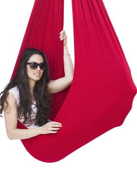 跨境弹力儿童感官秋千可吊床柔软100280*成人调节瑜伽室内户外