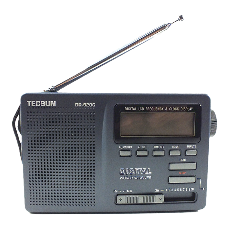 Tecsun/德生 DR-920数码显示全波段钟控收音机DR920C 定时开关机