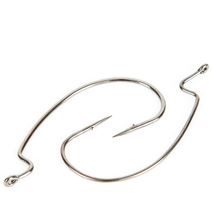 曲柄钩路亚加强德州卡罗钓组倒钓微物鲈鱼鳜鱼宽腹9003鱼钩
