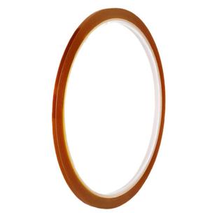 超细超窄耐300度高温双面胶带加厚聚酰亚胺PI膜电子元器遮蔽保护pi金手指隔热琥珀色耐热绝缘双面胶带