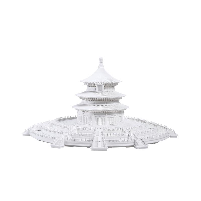 千年榫营造积木祈年殿中国古建筑大型榫卯拼插积木模型摆件礼物
