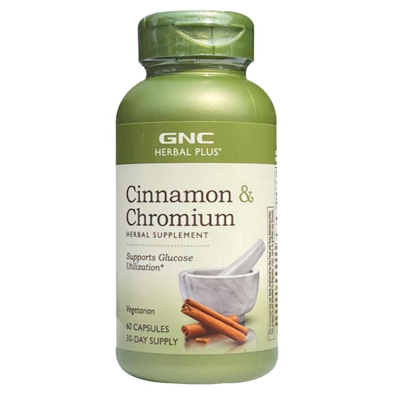GNC加强肉桂皮含铬脾胃血糖健康