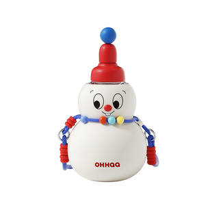 OHHAA夏日水杯女生高颜值葫芦水壶儿童学生外出便携保冷保温杯子