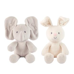 Gund菲比小象费罗拉兔子毛绒玩偶躲猫猫手动版安抚玩具新生儿礼物