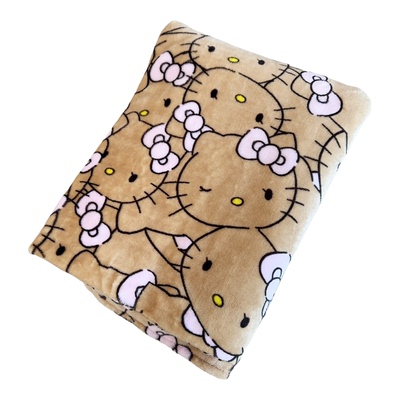 hellokitty披肩毛毯|办公室午睡毛绒沙发毯子盖腿工位午睡绒毯