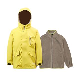 EBAER儿童冲锋上衣三合一2026新款春秋男女童防水外套登山户外服
