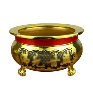 善缘堂 香炉碗三足炉合金家用仙家供佛供奉上香炉子堂口摆件大号