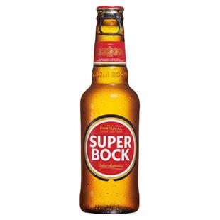 超级波克啤酒SuperBock250ml1L装葡萄牙进口经典黄啤整箱京东快递