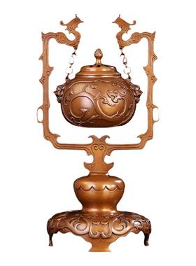 夔龙纹狮耳朱雀挂架香炉