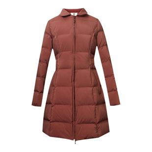 纻衣红色收腰显瘦羽绒棉服女2025冬季新款通勤高端棉衣中长款外套