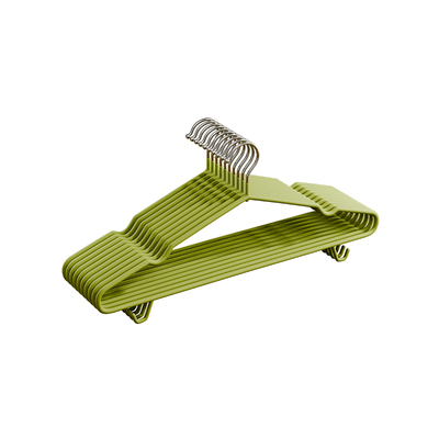 新款树脂磨砂衣架加粗加厚晾衣撑