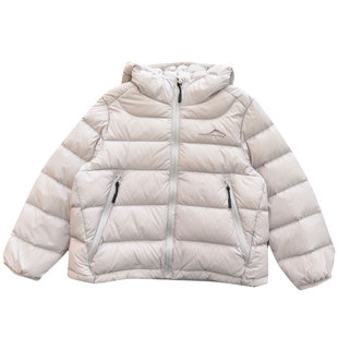 中量暖包|女童安心90白鸭绒连帽轻羽绒服 儿童保暖厚实百搭外套冬
