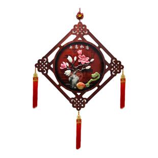 入户玄光装饰画挂件中式客厅沙发背景墙挂画走廊过道正对门餐厅画