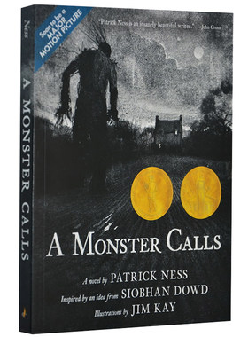 预售英文原版 小说 A Monster Calls 当怪物来敲门 怪物召唤 恶魔呼唤 电影原著小说 黑白插画版 卡内基金奖 凯特格林威大奖