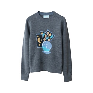 老宝娘家童装丨星空系列JCLP圆领套头衫100%山羊绒流行的针织衫