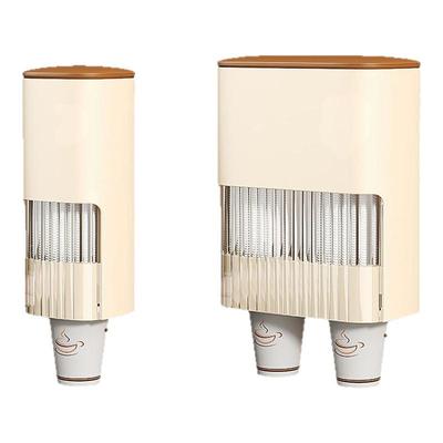 一次性杯子取杯器免打孔纸杯取杯架收纳盒杯子架纸杯架水杯置物架