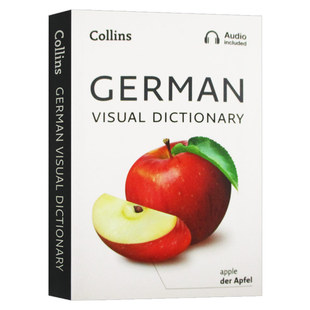柯林斯德语图解词典 英文原版 Collins German Visual Dictionary 英语德语双语词典字典 全彩插图 可搭Word Power Made Easy
