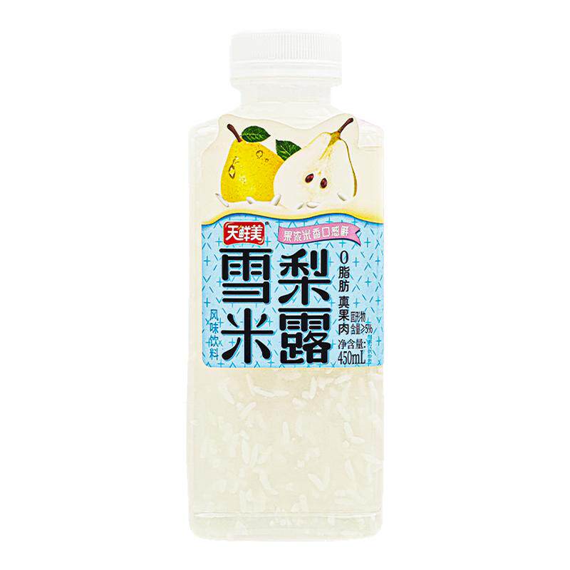 天鲜美雪梨米露饮料整箱15瓶发货