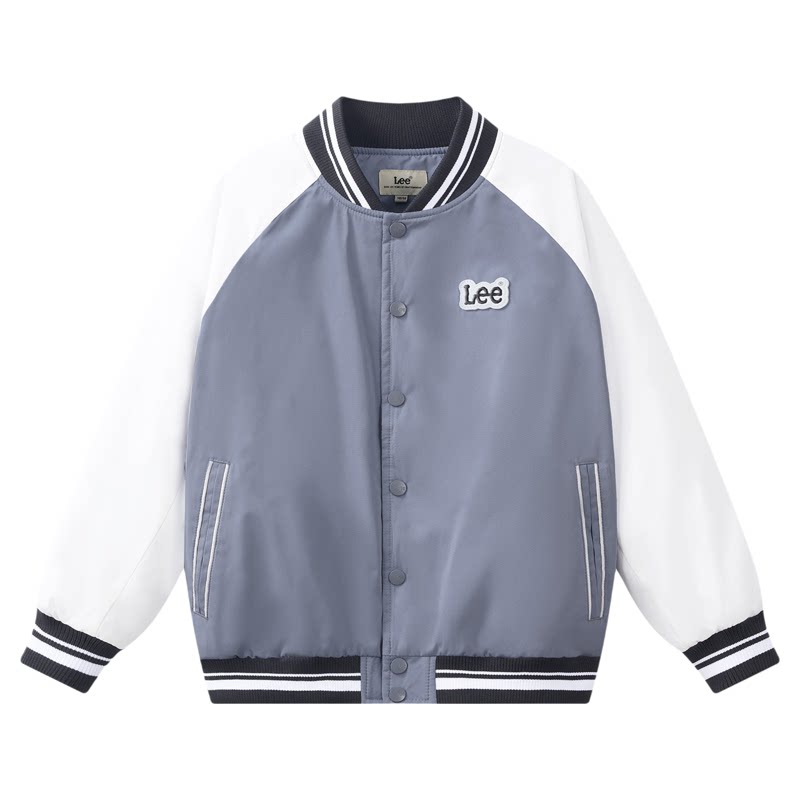 Leekids春秋学院风棒球服
