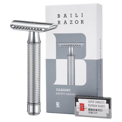 百利老式刮胡刀进口刀片防刮伤