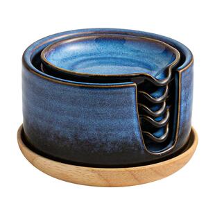 日式蘸料碟带收纳调料碟调味碟小碟子陶瓷味碟酱油醋碟蘸碟蘸酱碟